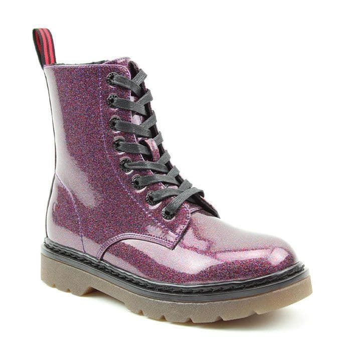 Heavenly Feet Justina Women s Boots Purple Glitter