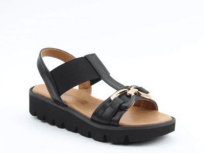 Heavenly Feet Lulu2 Women's Sandal - Black