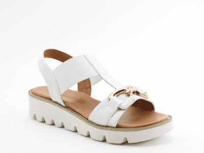 Heavenly Feet Lulu2 Women's Sandal - White