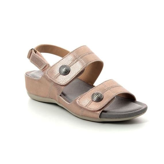 Heavenly Feet Penny Women s Comfort Sandal Rose Gold