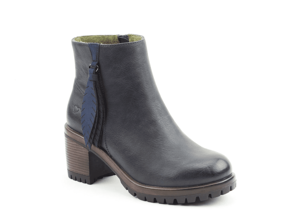 Heavenly Feet Prairie Women s Ankle Boots Navy