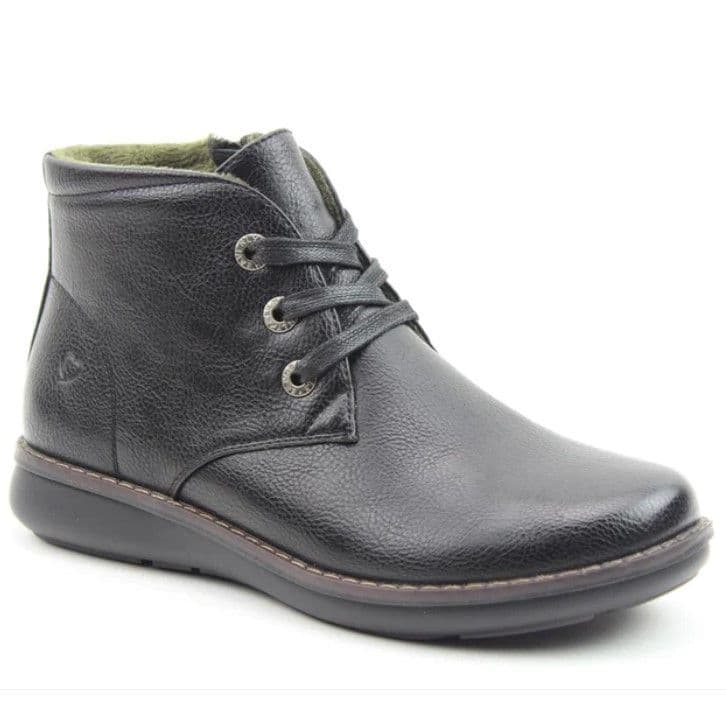 heavenly feet black ankle boots