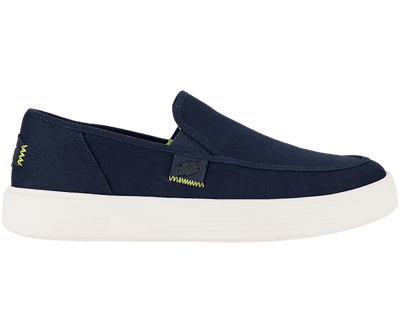 Heydude Sunapee Men's Canvas Shoe - Navy/White