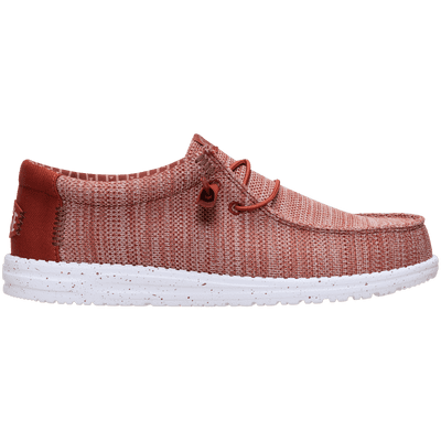 Heydude Wally Stretch Sox Men's Shoe - Burnt Red/Multi