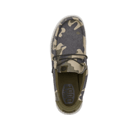 Heydude Wally Washed Camo Men's Shoes - Green Multi