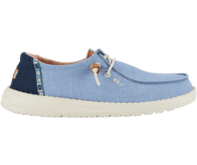 Heydude Wendy Chambray Women's Shoe - Blue