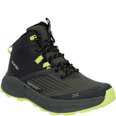 Hi-Tec Fuse Trail Mid Men's Sport Hiker - Black/Olive