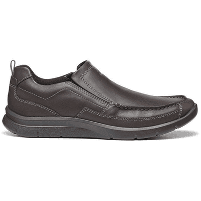 Hotter Boost Men's Casual Slip-On Shoe - Dark Brown STD