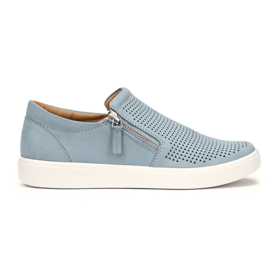 Hotter Daisy Women's Wide Fit Trainer With Zip - Soft Blue EXF