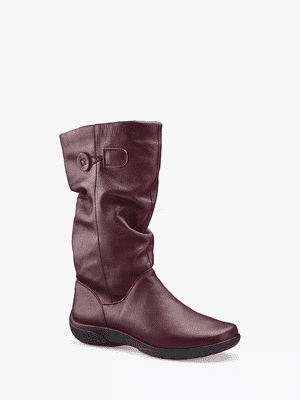 Hotter Derrymore II Women's Mid Boot - Maroon EXF