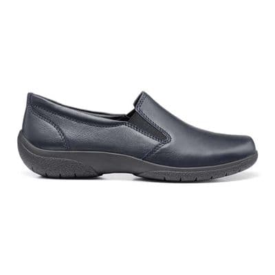 Hotter Glove II Women's Extra Wide Fit Slip-On Shoe - Navy EEE
