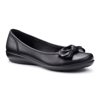 Hotter Jewel Women's Ballerina Pump Shoe - Black EXF