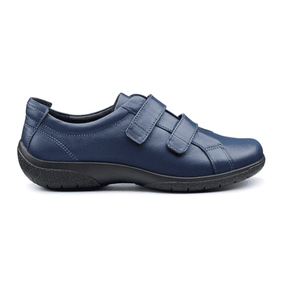 Hotter Leap II Women's Wide Fitting Touch Close Shoe - French Navy EXF