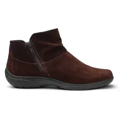 Hotter Murmur Women's Ankle Boot - Chocolate Suede EXF