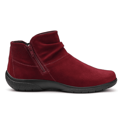 Hotter Murmur Women's Ankle Boot - Rhubarb Suede EXF