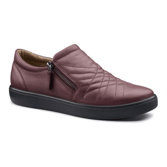 Hotter Poppy Women s Wide Fitting Shoe - Maroon EXF