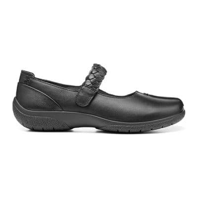 Hotter Shake II Women's Wide Fitting Mary Jane Shoe - Black EXF