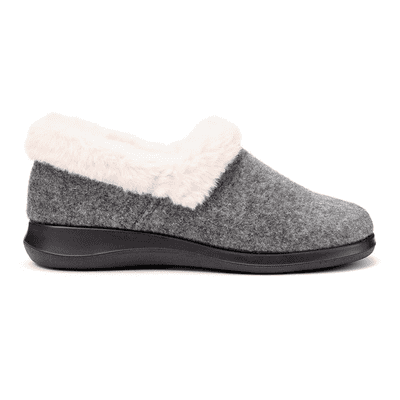 Hotter Snug Women's Slipper - Smokey Grey STD
