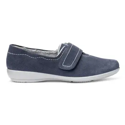 Hotter Toasty Women's Extra Wide Fitting Slipper - Aquatic Blue EEE