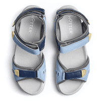 Hotter Walk II Women's Walking Sandals - Soft Blue French Navy STD