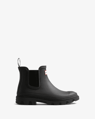 Hunter Downpour Chelsea Boot - Black