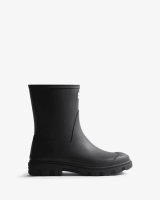 Hunter Downpour Short Wellington Boot - Black