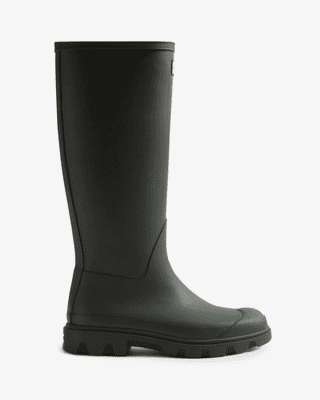 Hunter Downpour Tall Wellington Boot - Dark Olive