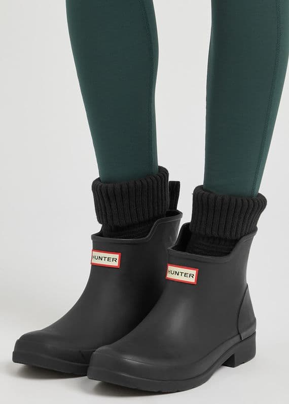 Hunter In/Out Women s Chelsea Sock Boot Black
