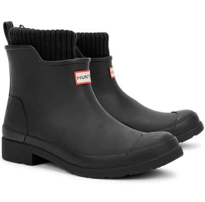 Hunter In/Out Women's Chelsea Sock Boot - Black