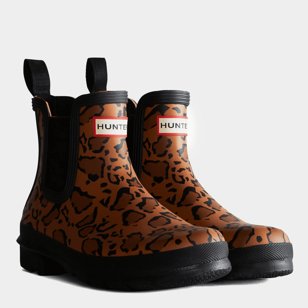 Hunter animal print boots discount