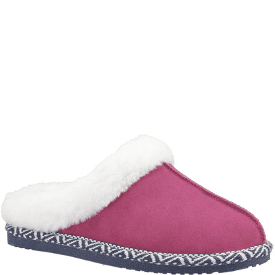 Hush Puppies Amara Aztec Womens Slipper - Pink