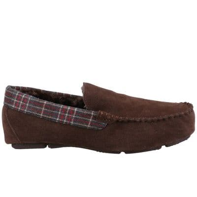Hush Puppies Andreas Men's Suede Slippers - Brown