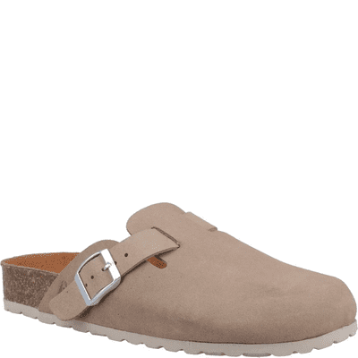 Hush Puppies Bailey Women's Closed Toe Mule - Taupe