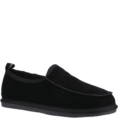 Hush Puppies Charles Mens Slipper - Black