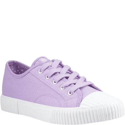 Hush Puppies Freya Women's Canvas Trainer - Lilac