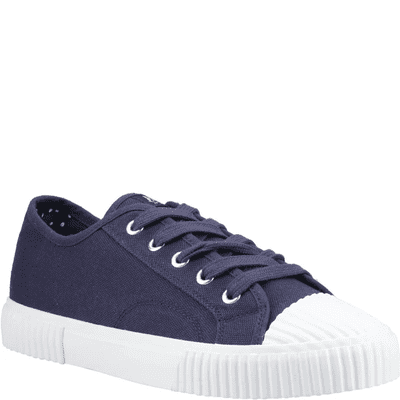 Hush Puppies Freya Women's Canvas Trainer - Navy