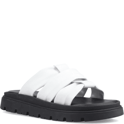 Hush Puppies Loretta Women's Platform Mule Sandal - White