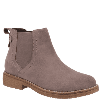Hush Puppies Maddy Women's Suede Water Resistant Boot - Grey