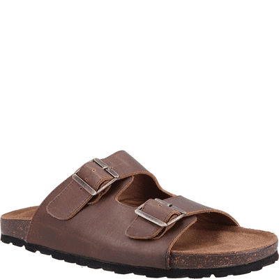 Hush Puppies Nash Men's Slider Sandals - Brown