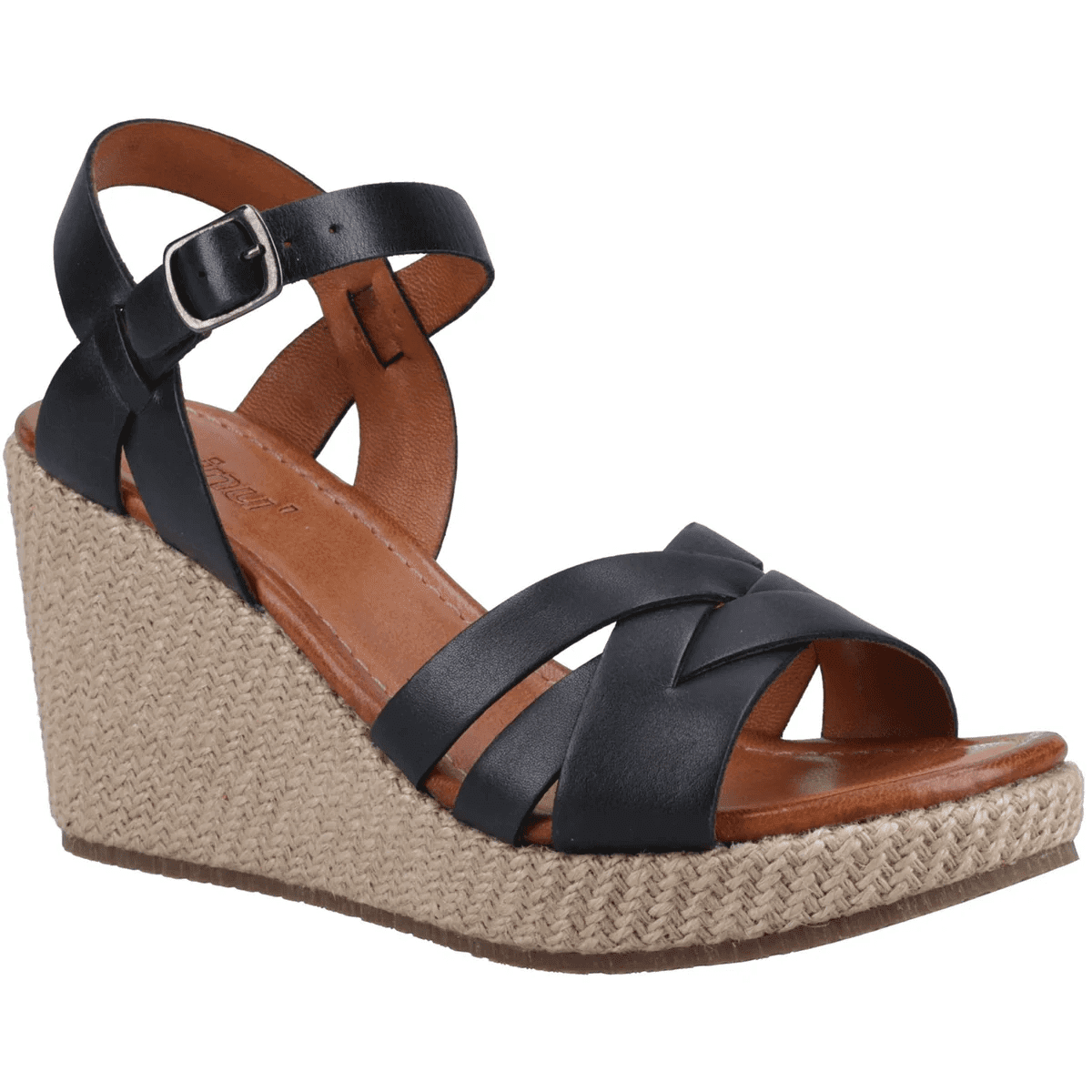 Hush Puppies Phoebe Women s Wedge Sandals Black