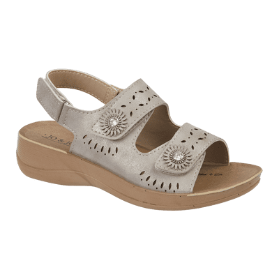 Jo & Joe Grenada Women's Touch Close Sandals - Taupe