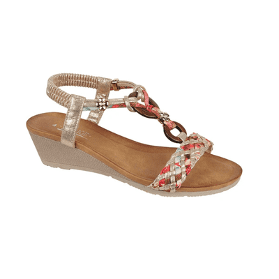 Jo & Joe Maldives Women's Sandal - Gold