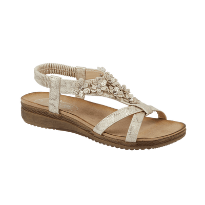 Jo & Joe Napoli Women's Sandal - Gold
