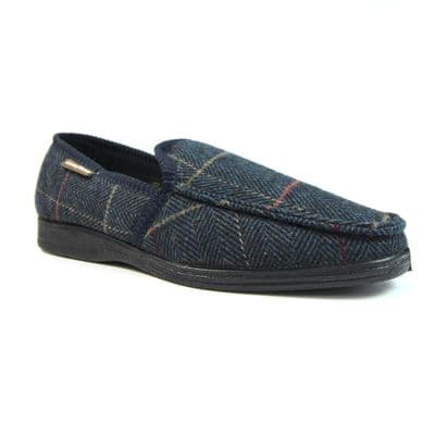 Lazy Dogz Eisenhower Men's Slippers - Navy