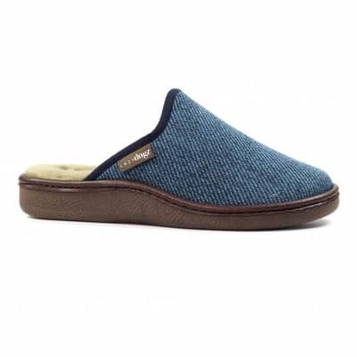 Lazy Dogz Jacob Men's Mule Slipper - Navy Blue