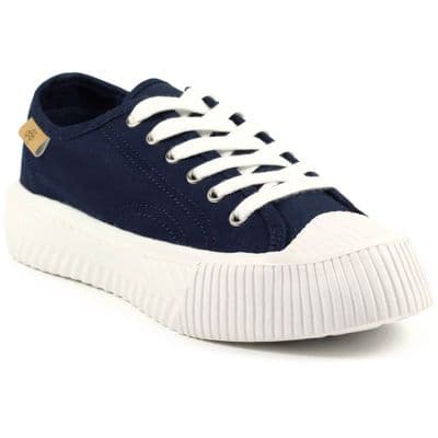 Lazy Dogz Jayne Women's Canvas Trainers - Navy