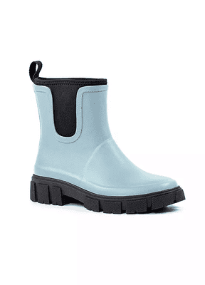 Lazy Dogz Lake Women's Ankle Wellington - Pale Blue