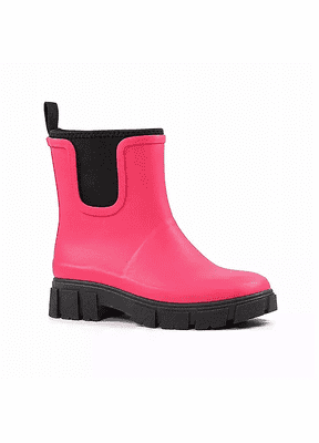 Lazy Dogz Lake Women's Ankle Wellington - Pink