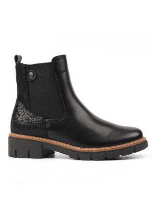 Lunar Bernadette Women's Pull-On Ankle Boot - Black