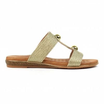 Lunar Callow II Women's Mule Sandal - Gold